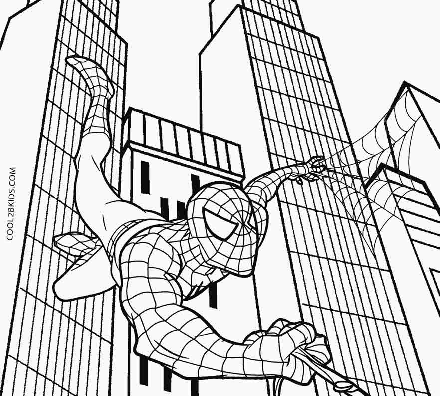 Spiderman Coloring Pages Printable
 Printable Spiderman Coloring Pages For Kids