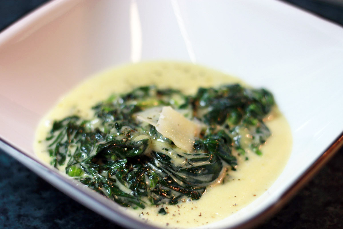 Spinach Side Dishes
 Low Carb Creamed Spinach 6