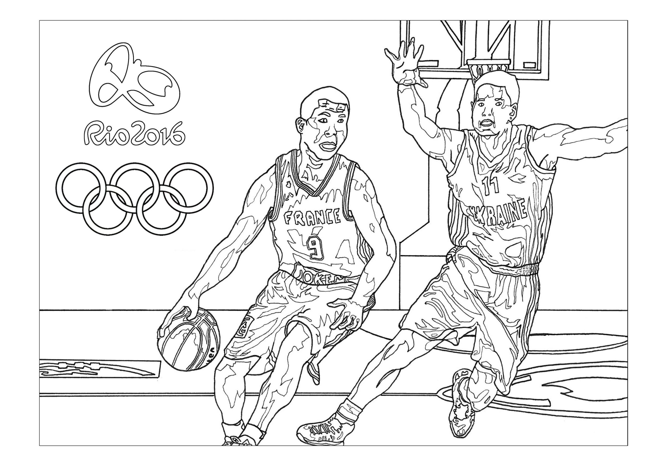 Sports Coloring Pages For Adults
 Free coloring page coloring adult rio 2016 olympic games