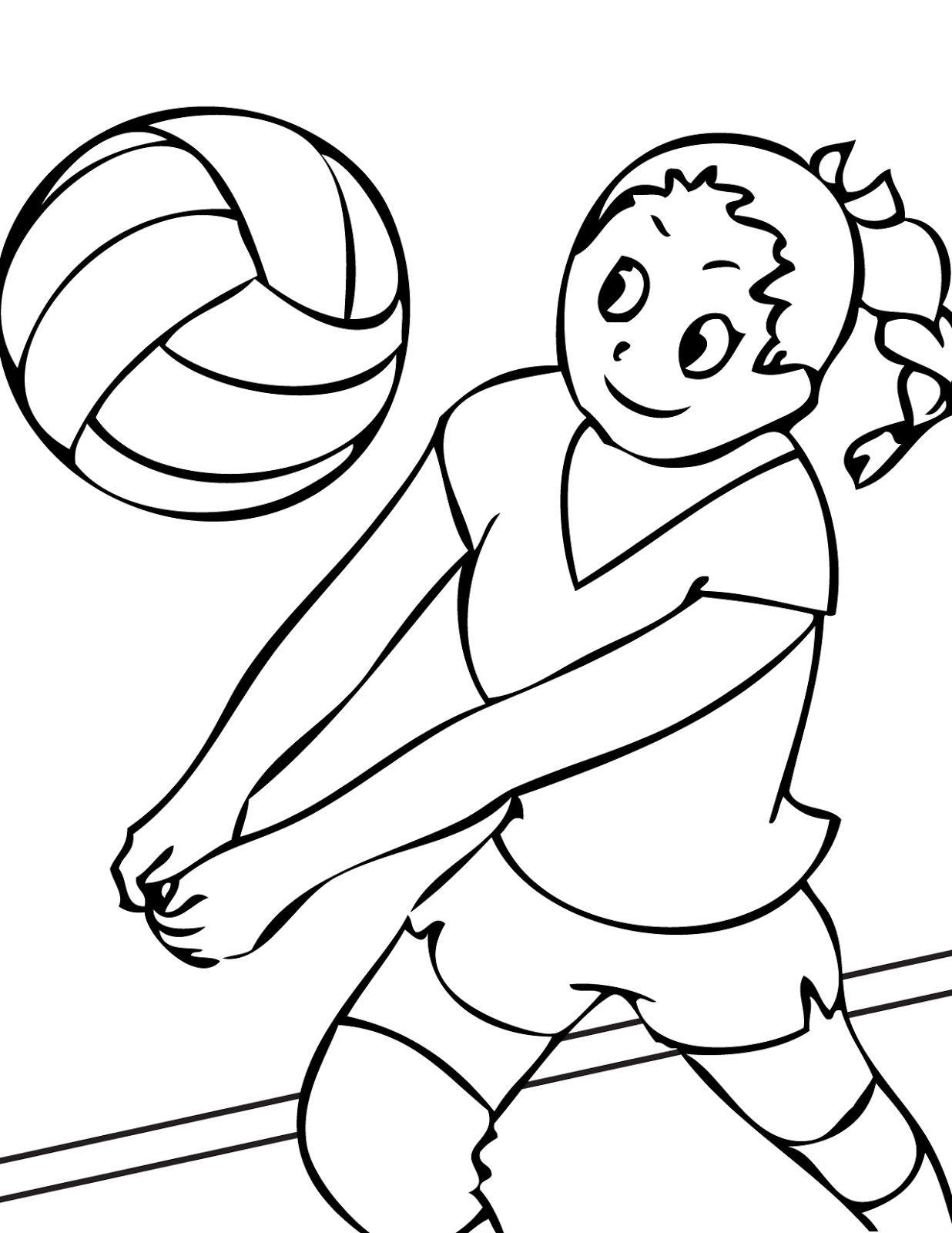 Sports Coloring Pages For Kids
 Sports Coloring Pages For Kids