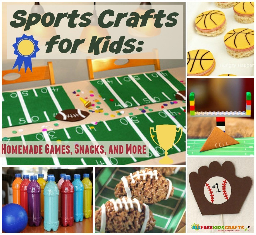 Sports Craft For Toddlers
 23 Sports Crafts for Kids Homemade Games and Other Sports