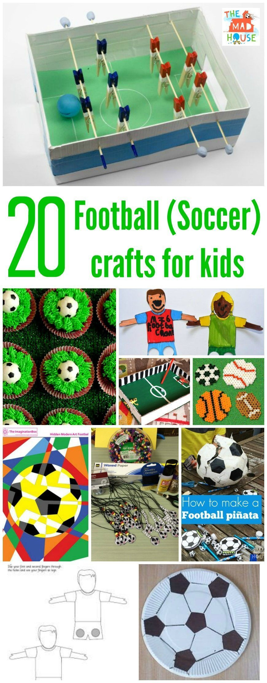 Sports Craft For Toddlers
 Football crafts or Soccer Crafts art