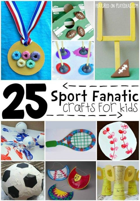 Sports Craft For Toddlers
 25 Sports Themed Crafts for Kids