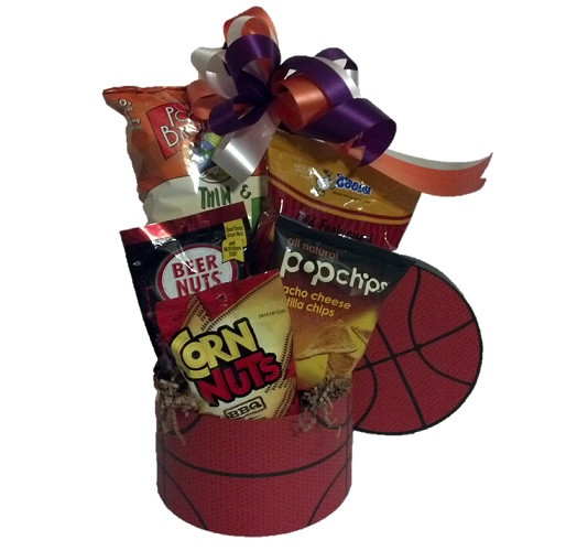 Sports Themed Gift Basket Ideas
 Basketball Fan Sports Gift Basket