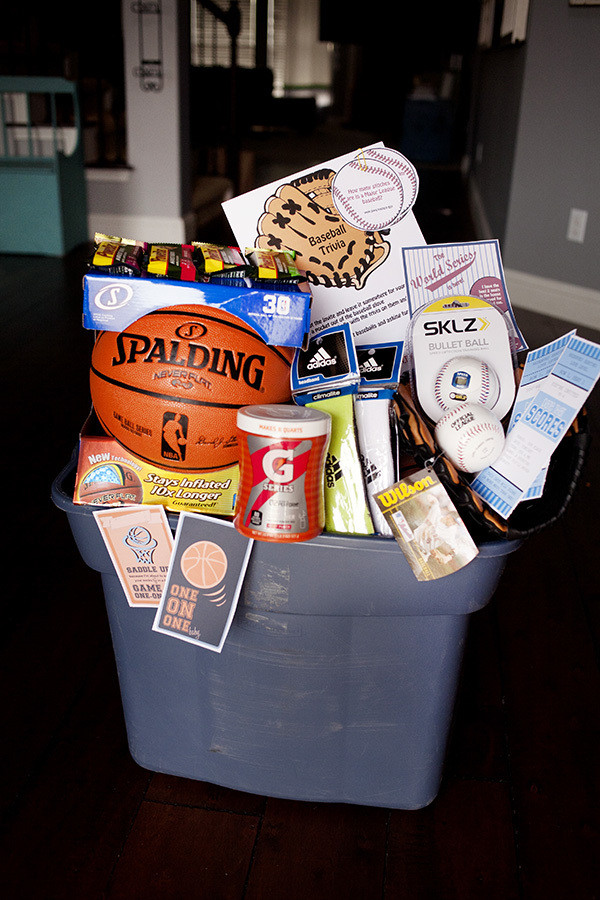 Sports Themed Gift Basket Ideas
 Divas Test Site