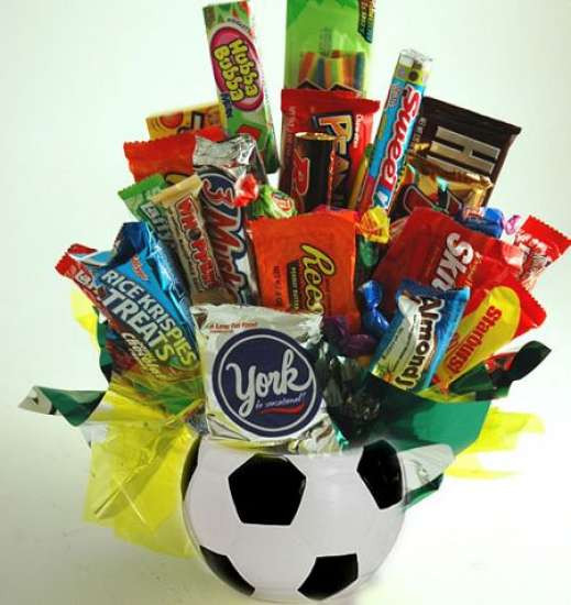 Sports Themed Gift Basket Ideas
 Soccer is Sweet
