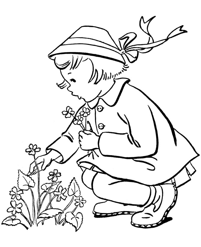 Spring Coloring Pages Free Printable
 Spring Coloring Pages Best Coloring Pages For Kids
