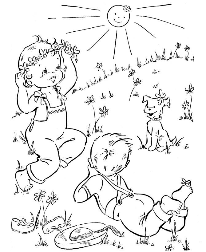 Spring Coloring Sheets For Kids
 Spring Coloring Pages Best Coloring Pages For Kids