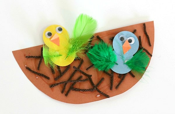 Spring Craft For Toddlers
 Spring Crafts for Kids Nest and Baby Bird Craft Buggy