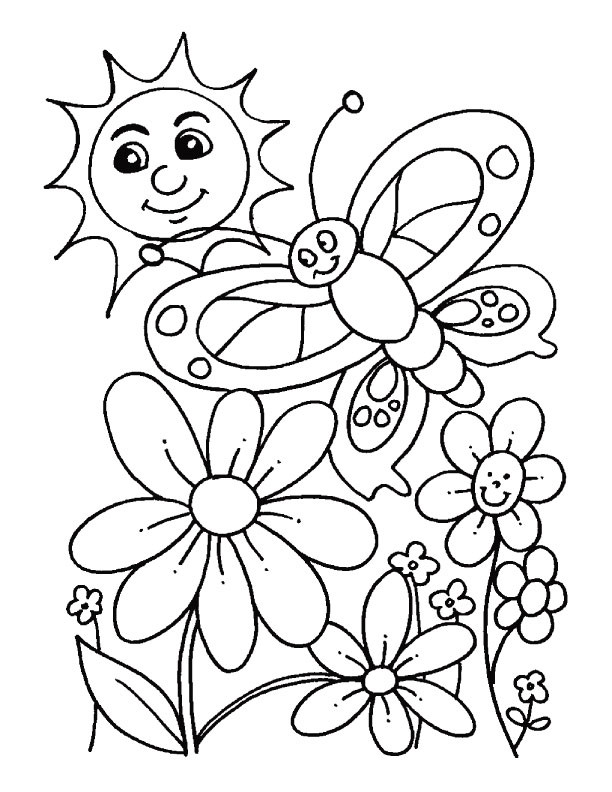Spring Kids Coloring Pages
 Spring Coloring Pages 2019 Best Cool Funny