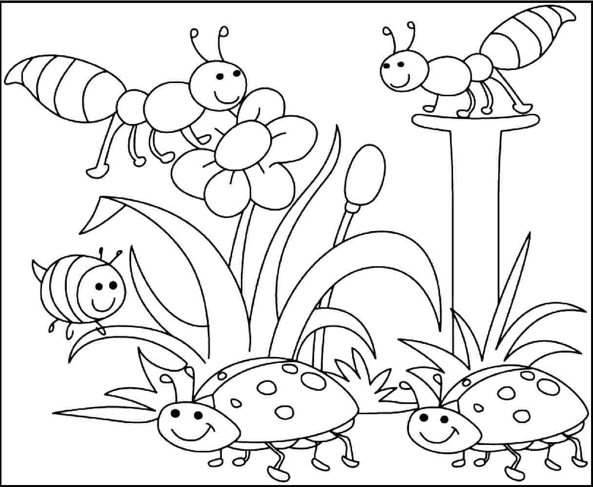 Spring Toddler Coloring Pages
 Coloring Pages Great Spring Coloring Pages Download And