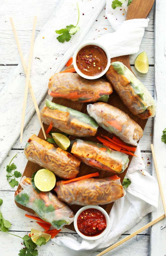 Spring Vegetarian Recipes
 Pad Thai Spring Rolls