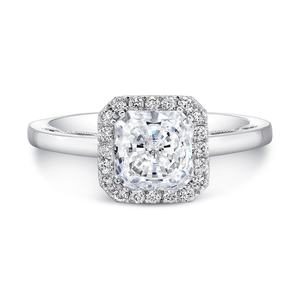 Square Wedding Rings
 Simple Square Diamond Engagement Rings