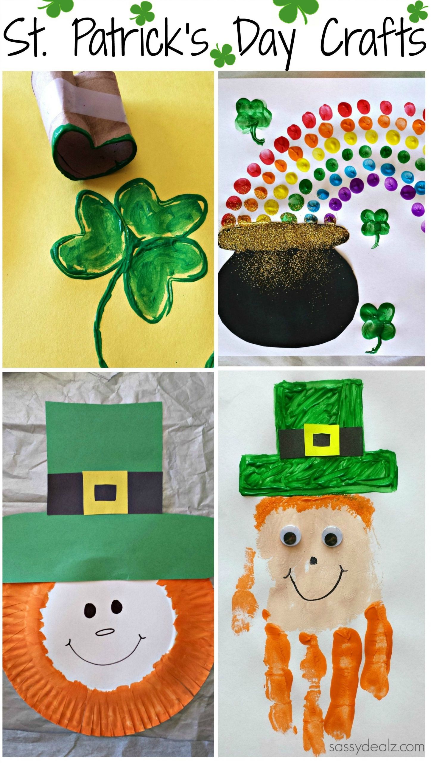 St Patrick Day Art Activities
 Easy St Patrick’s Day Crafts For Kids St Pattys Day Art