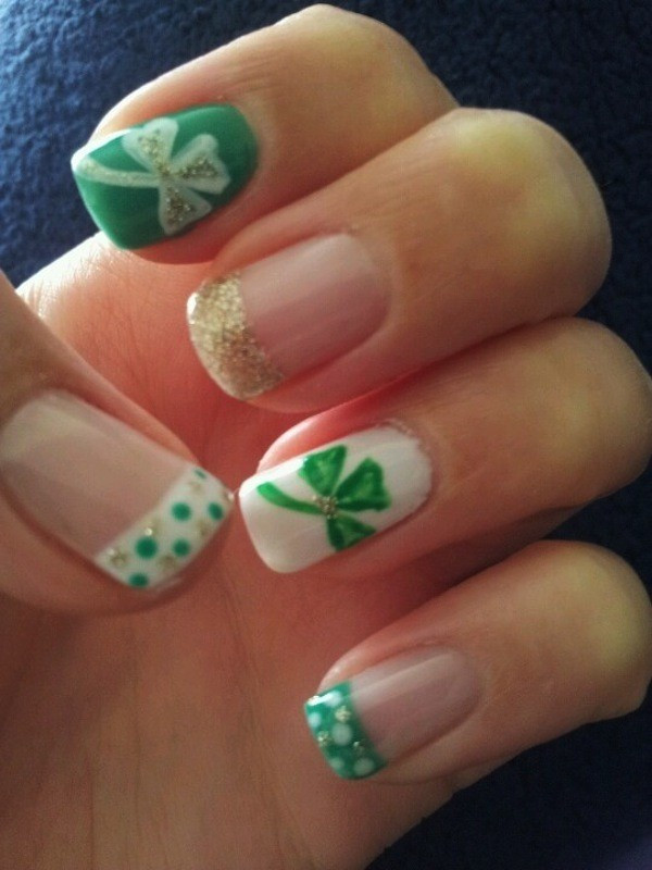 St Patrick Day Nail Designs
 St Patrick s Day Nail Ideas 10 Cute Green Manicures to