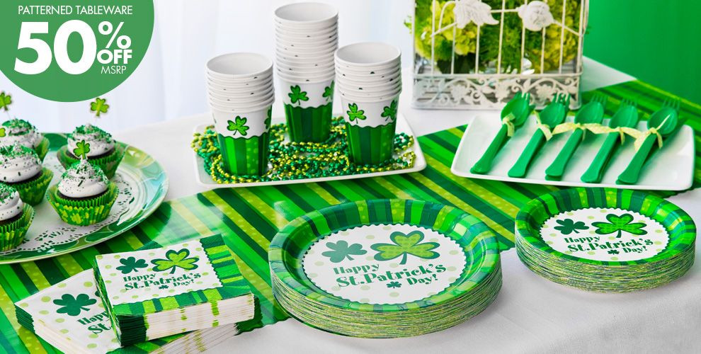 St Patrick Day Party Ideas
 St Patricks Day Cheer Party Supplies Party City