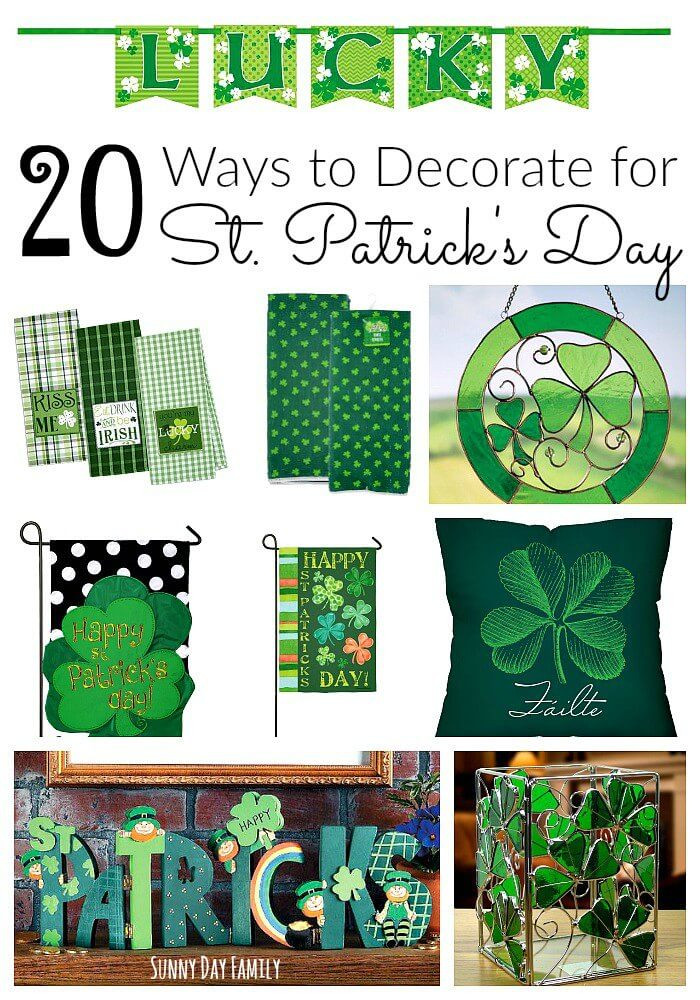 St Patrick's Day Decoration Ideas
 20 Ways to Decorate for St Patrick s Day