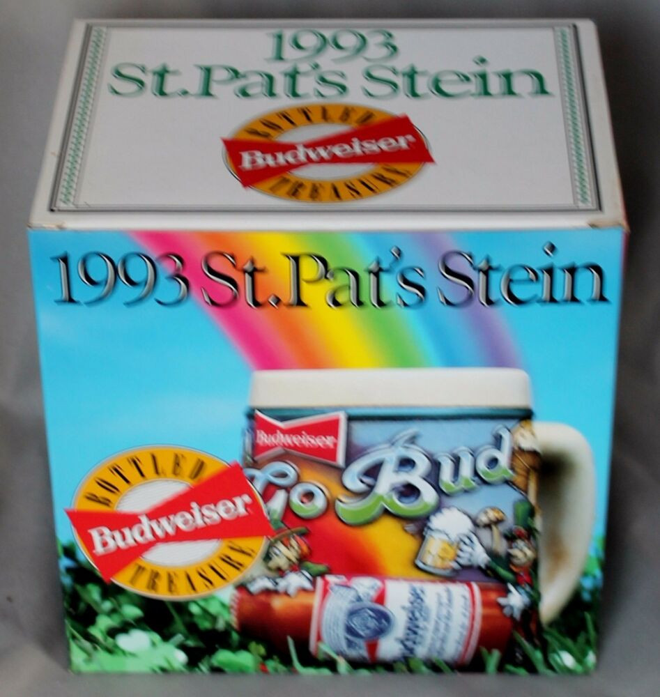 St Patrick'S Day Dessert
 1993 Anheuser Busch Budweiser St Patrick s Day Stein