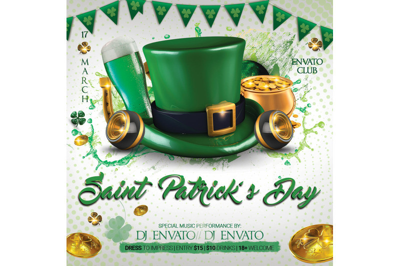 St Patrick'S Day Dinner
 St Patrick s Day Flyer And Poster By artolus