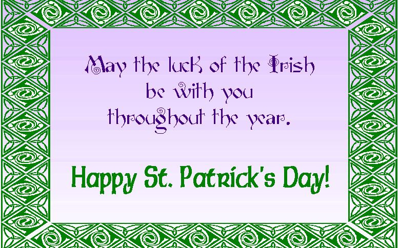 St Patrick's Day Drinking Quotes
 St Patrick’s Day Good Luck Quotes HD