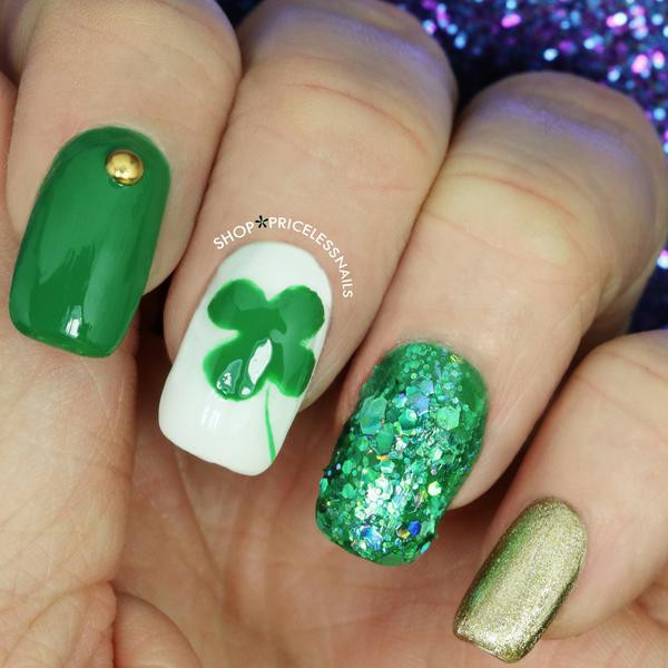 St Patrick's Day Nail Ideas
 Mani Monday St Patrick s Day Nails – Shop Priceless