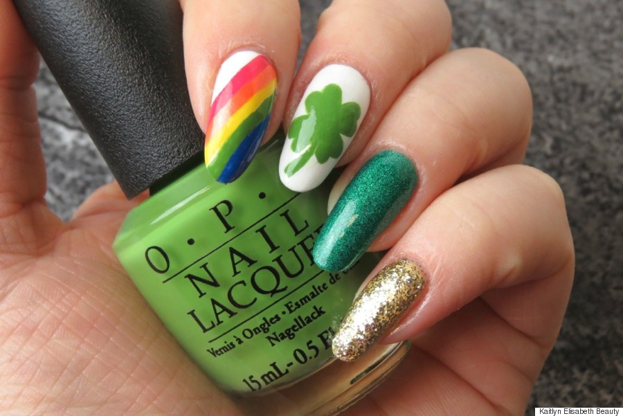 St Patrick's Day Nail Ideas
 Nail Art A Fun And Easy St Patrick s Day Design