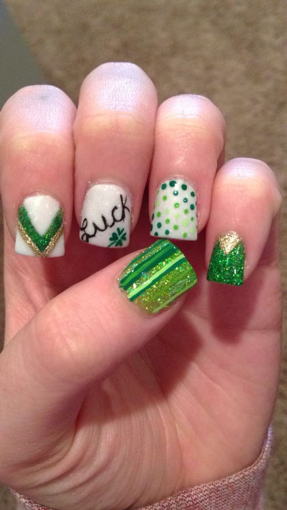 St Patrick's Day Nail Ideas
 40 Easy Nail Designs For St Patrick s Day Misiwe Blog