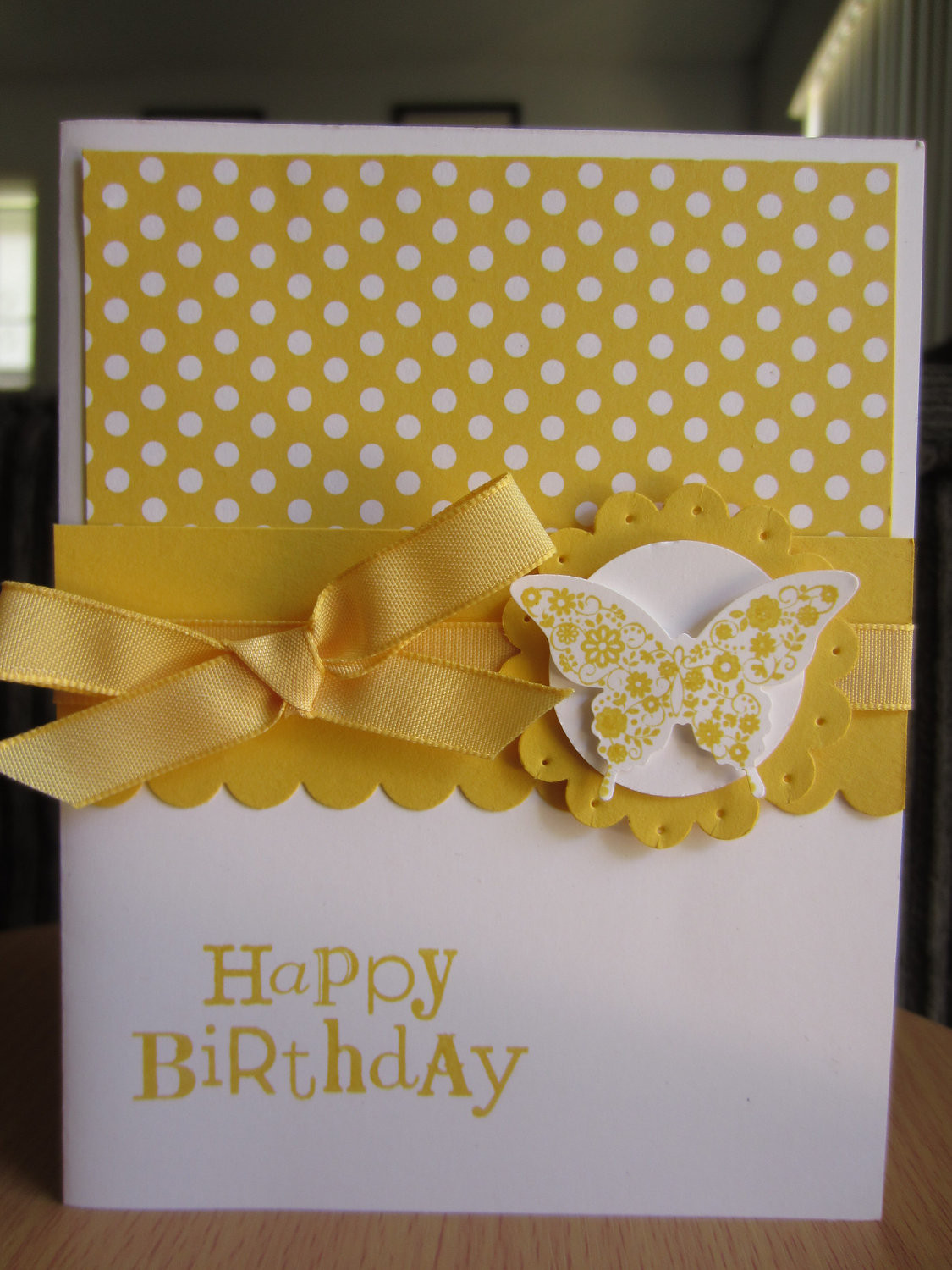 Stampin Up Birthday Cards
 Ballerina Happy Birthday Card Paper Handmade by