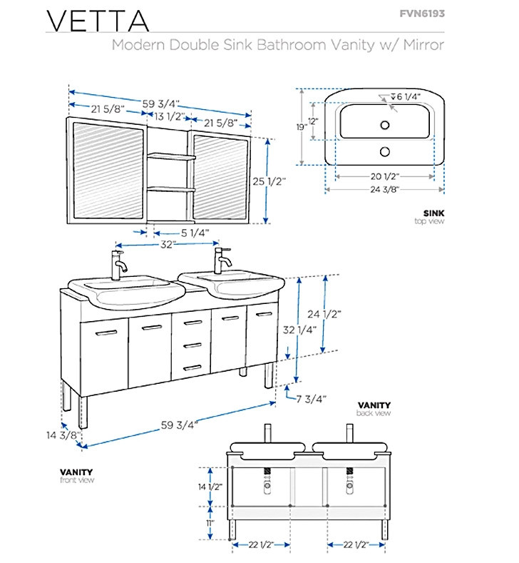 35 Gorgeous Standard Bathroom Vanity Depth Home Family Style And 