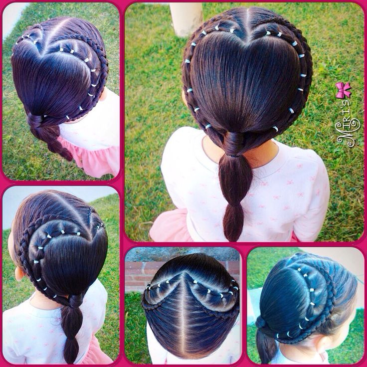 Star Hairstyle For Little Girl
 271 best Heart Star Braids images on Pinterest