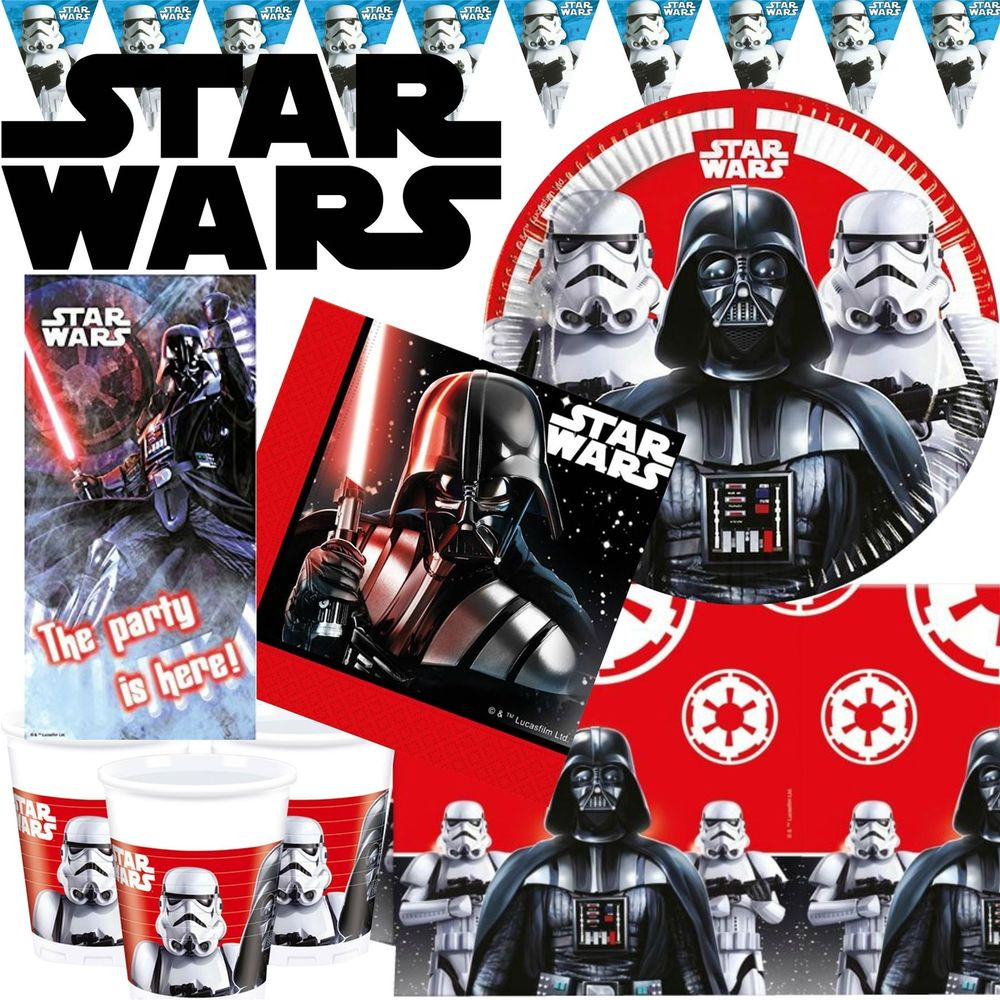 Star Wars Birthday Party Supplies
 Classic Star Wars Birthday Party Supplies Decorations