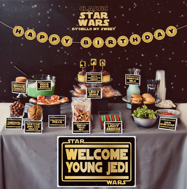 Star Wars Birthday Party Supplies
 Star Wars Birthday Party Ideas Star Wars Birthday Party