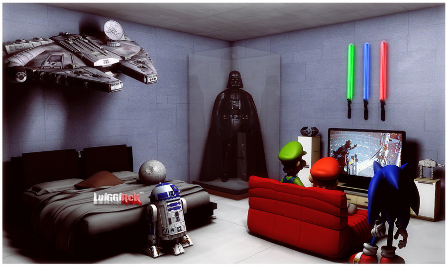 Star Wars Kids Bedroom
 Star Wars Themed Bedroom Ideas