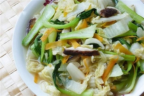 Stir Fry Napa Cabbage
 Stir Fry Bok Choy and Napa Cabbage with Mushrooms and