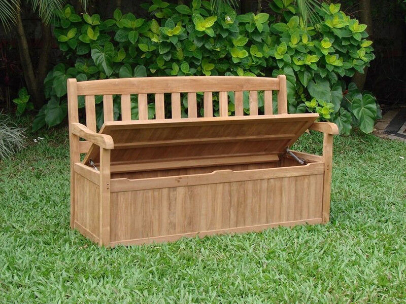Storage Bench Outdoors
 How to Build a Garden Storage Bench