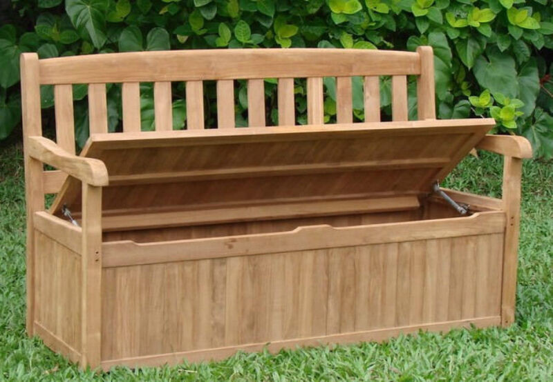 Storage Bench Outdoors
 How to Make an Outdoor Storage Bench