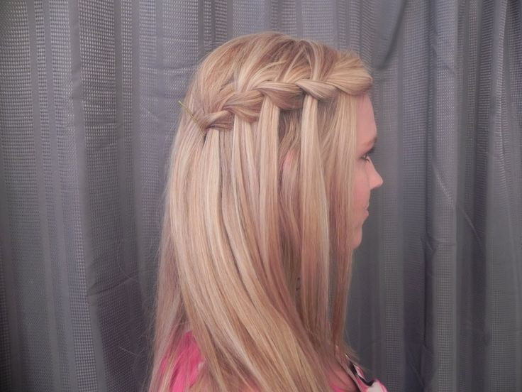 Straight Hairstyles For Prom
 bridal hair half up with black flowers Google Search