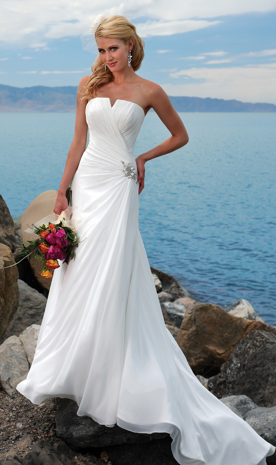 Strapless Beach Wedding Dresses
 20 Superb Strapless Wedding Dresses Ideas Wohh Wedding