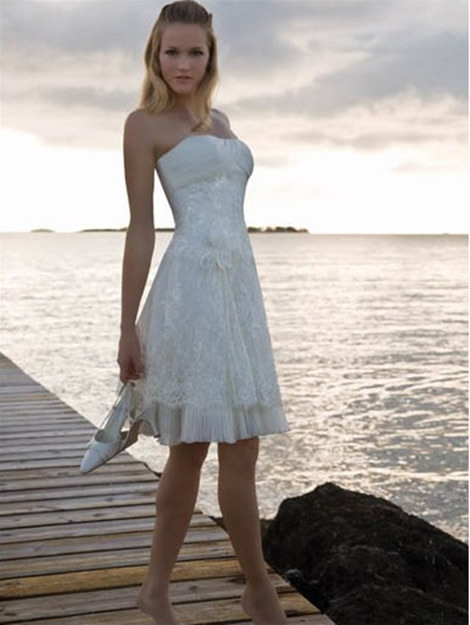 Strapless Beach Wedding Dresses
 Dream Wedding Place Beach Wedding Dress Styles