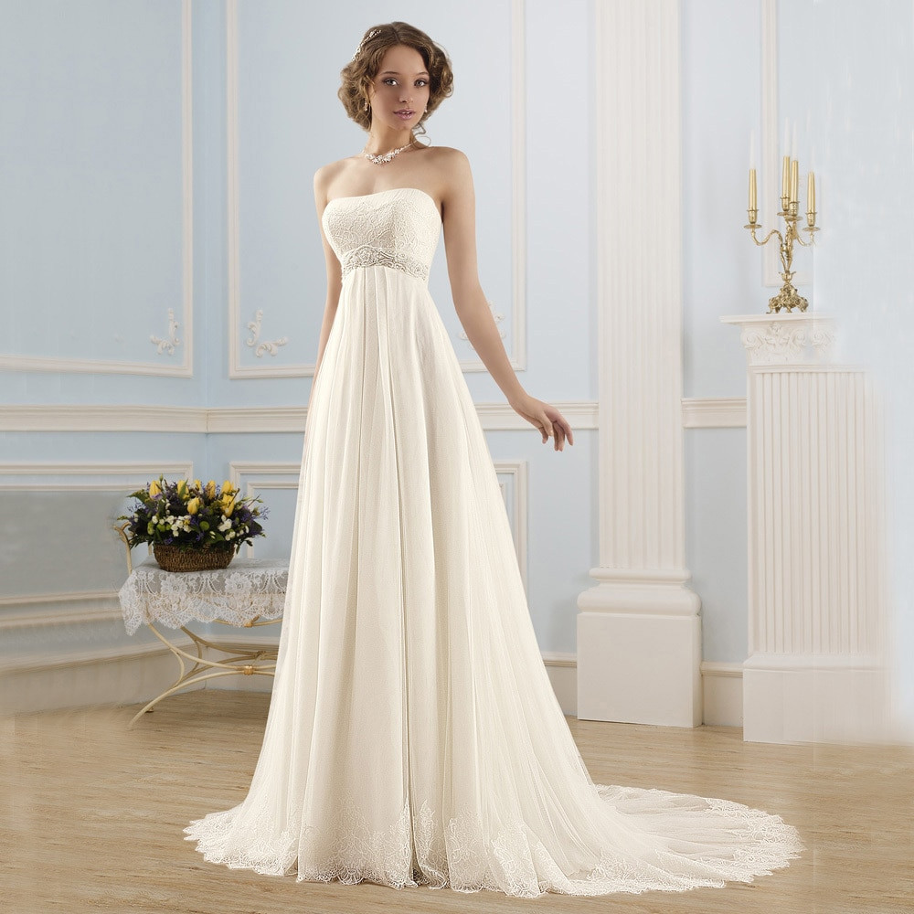Strapless Beach Wedding Dresses
 Aliexpress Buy W3051 y Plus Size Beach Wedding