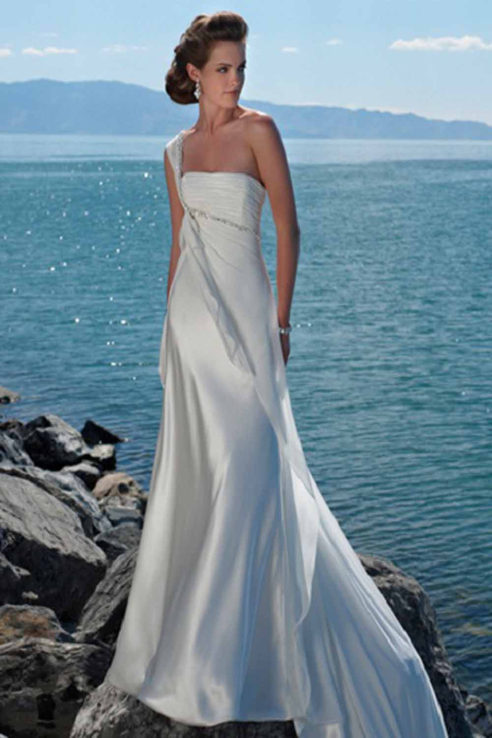 Strapless Beach Wedding Dresses
 Different Styles of Beach Wedding Dresses