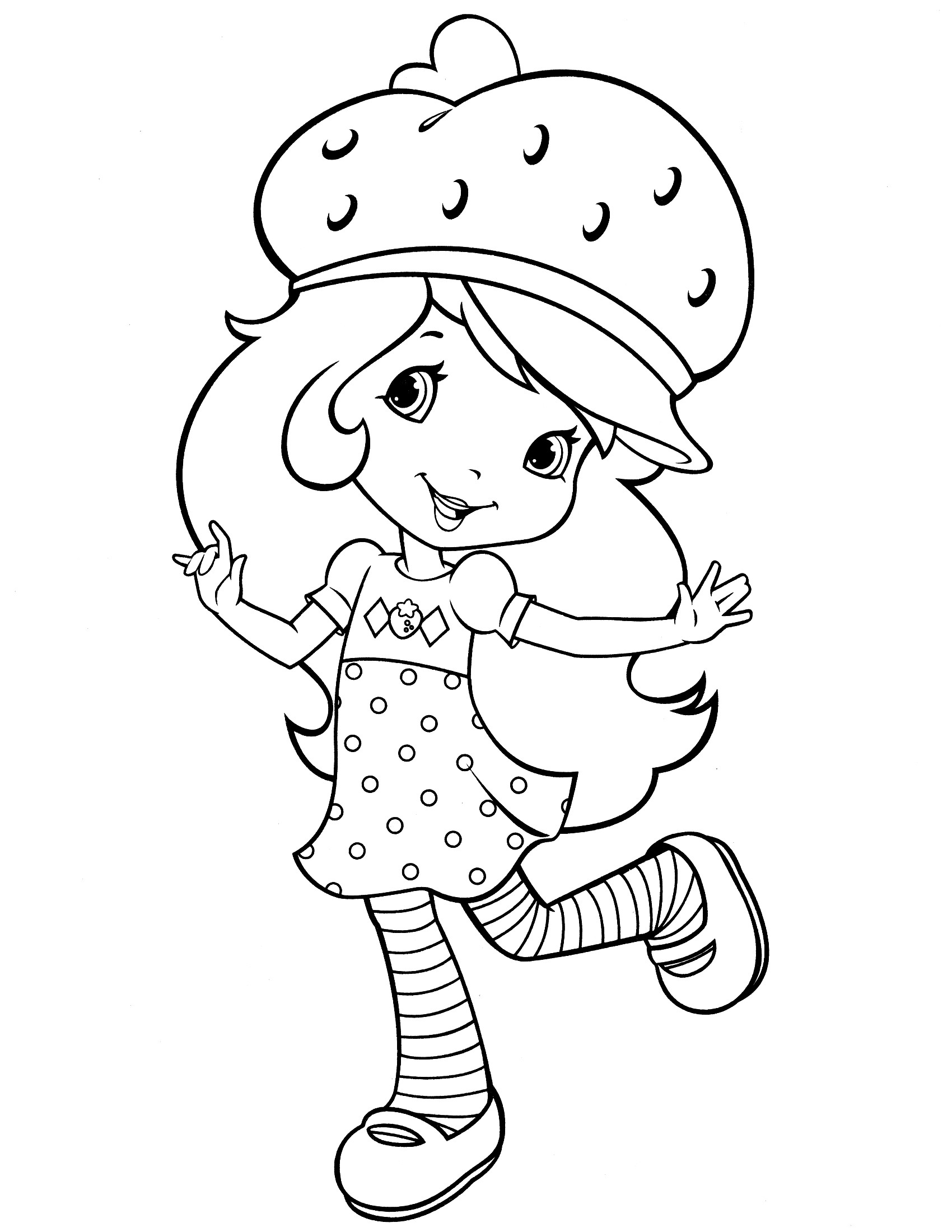 Strawberry Shortcake Printable Coloring Pages
 Strawberry Shortcake Coloring Pages