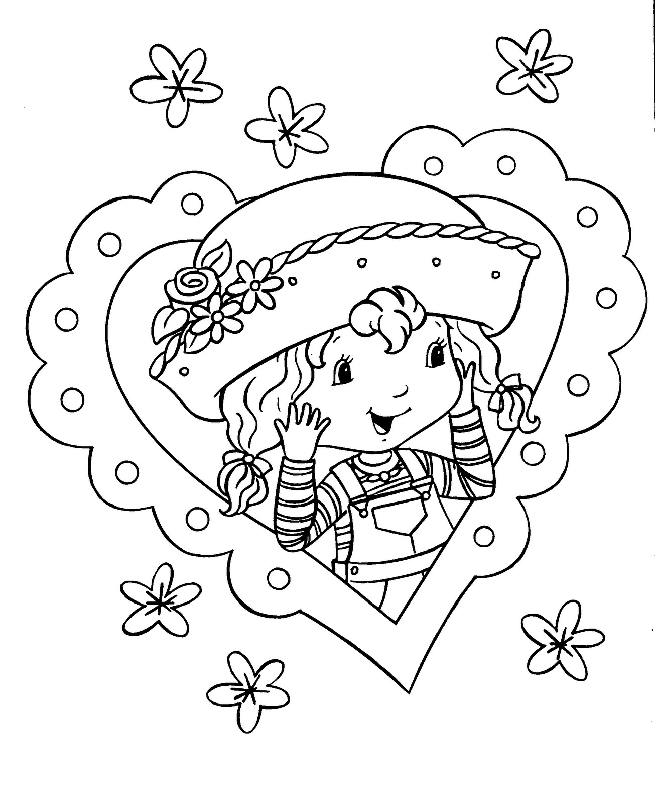 Strawberry Shortcake Printable Coloring Pages
 Coloring Pages For Girls Strawberry Shortcake Coloring Pages