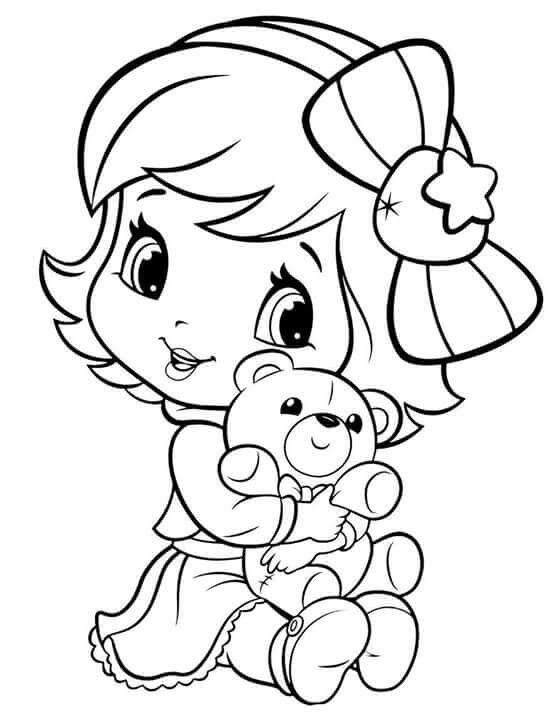 Strawberry Shortcake Printable Coloring Pages
 Baby Strawberry Shortcake