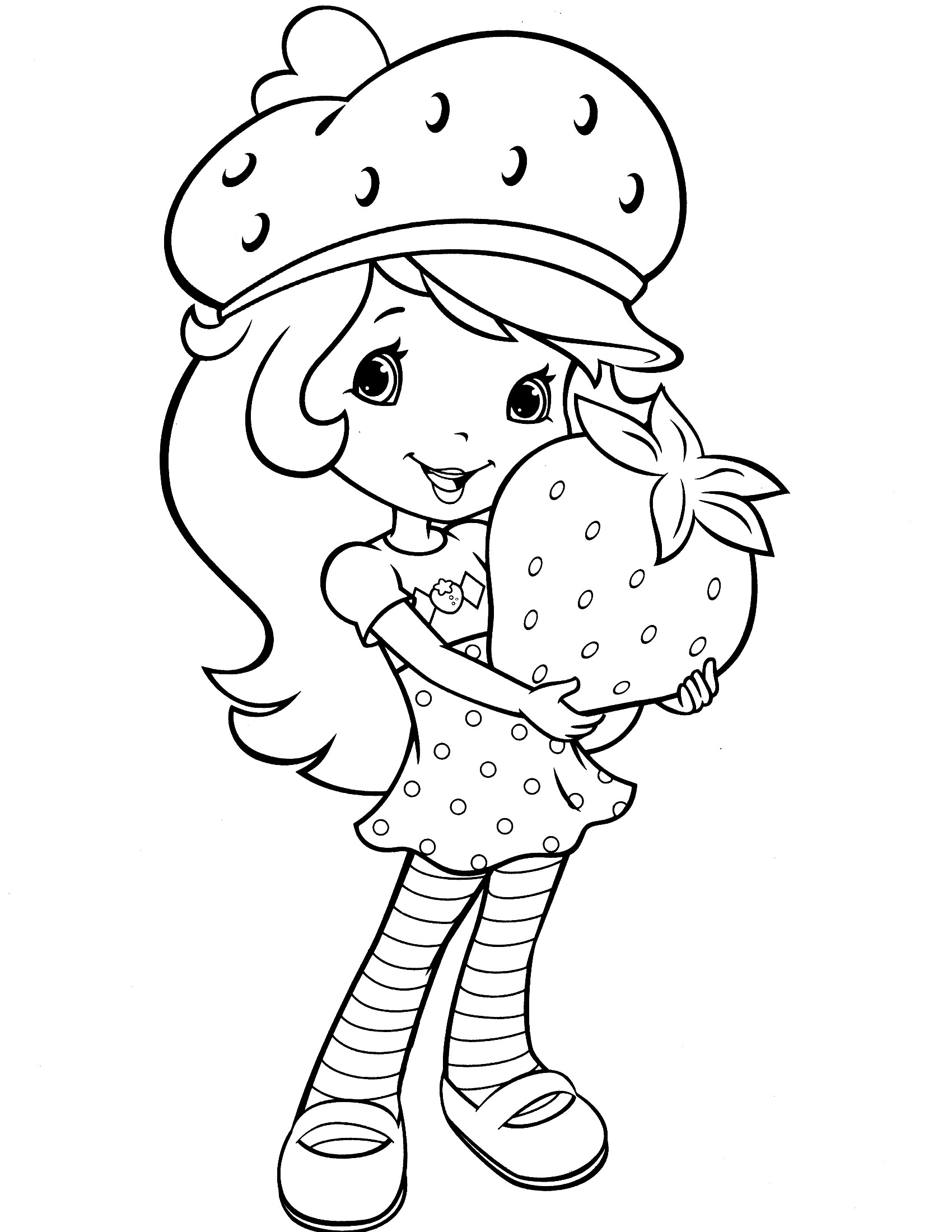 Strawberry Shortcake Printable Coloring Pages
 Strawberry Coloring Pages Best Coloring Pages For Kids