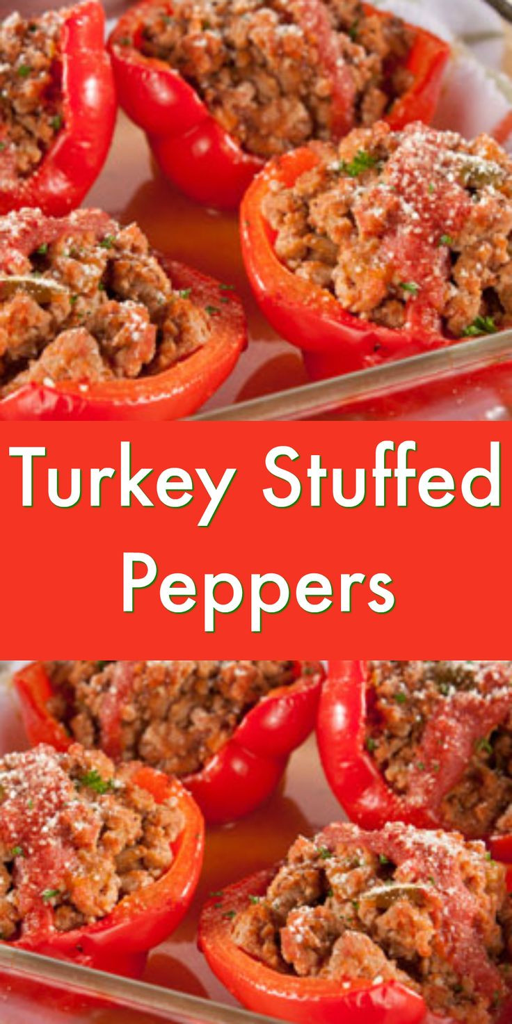 Stuffed Bell Peppers With Ground Turkey
 Turkey Stuffed Peppers Recipe