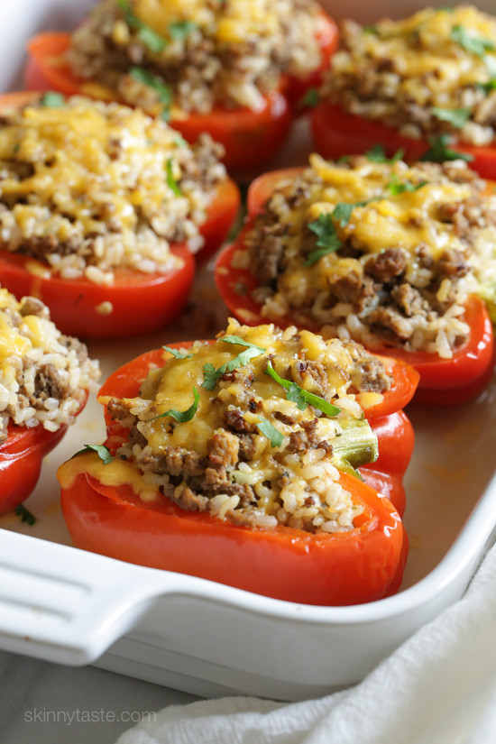 Stuffed Bell Peppers With Ground Turkey
 5 Healthy Meals Under Ten Dollars Weekly Meal Plan