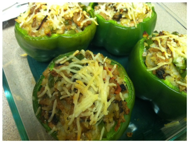 Stuffed Bell Peppers With Ground Turkey
 Kooking with Kari Ground Turkey Stuffed Green Peppers
