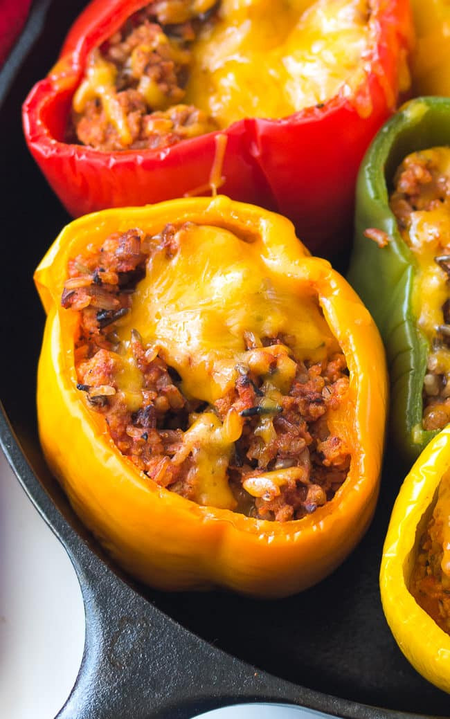 Stuffed Bell Peppers With Ground Turkey
 Ground Turkey Stuffed Peppers