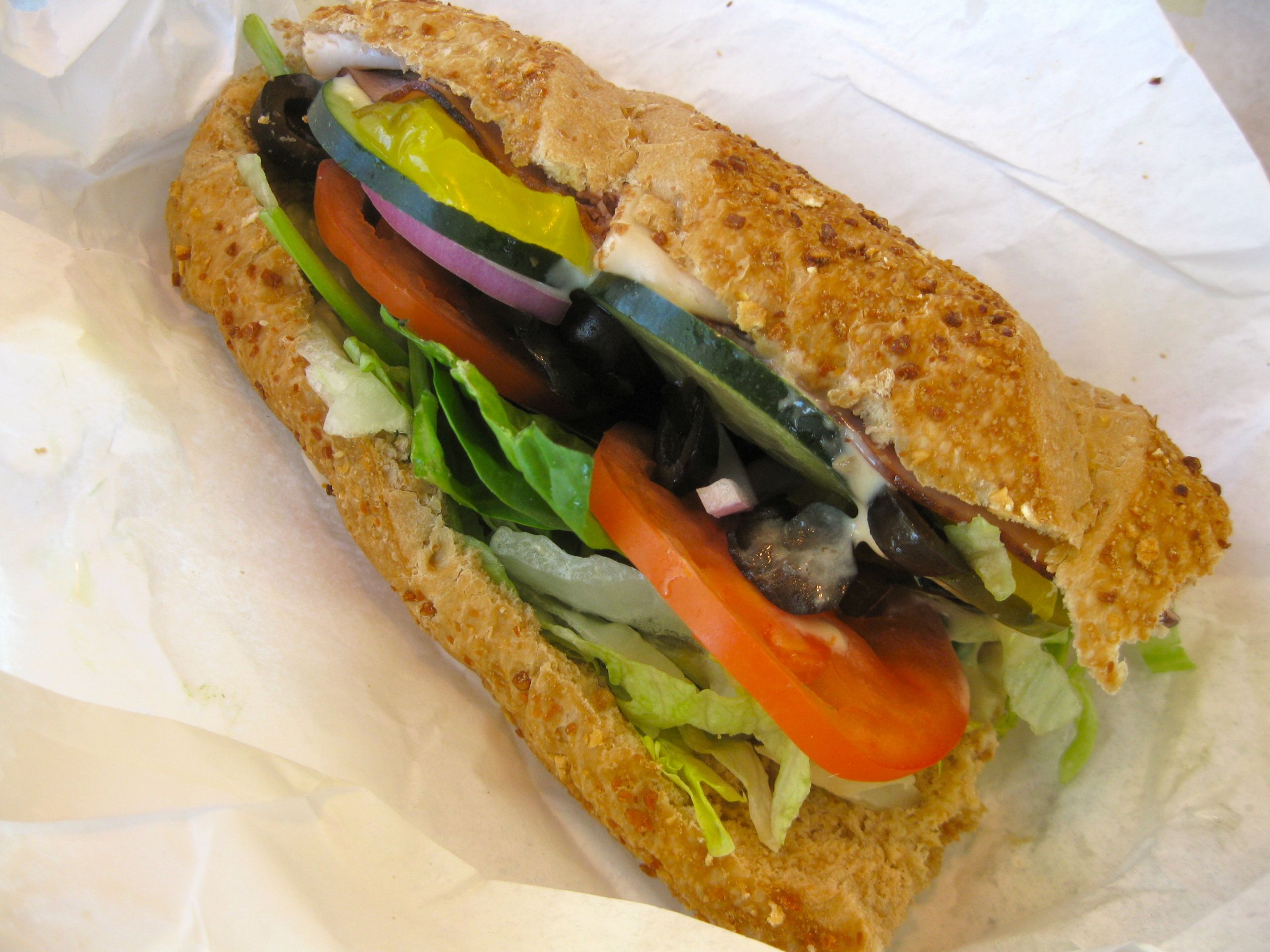 Subway Flat Bread Sandwiches
 A Wonderful Saturday